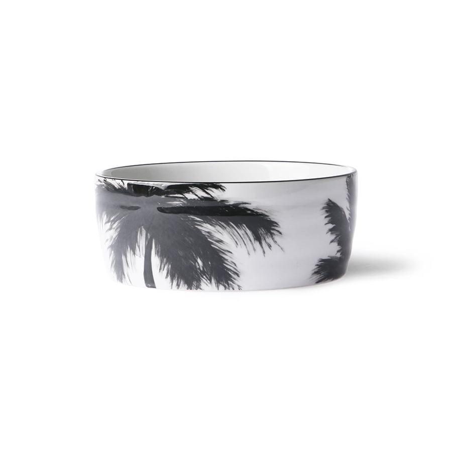 TABLEWARE - bold & basic ceramics: jungle porcelain bowl palms