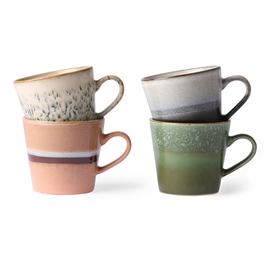 TABLEWARE - 70s ceramics: cappuccino mugs