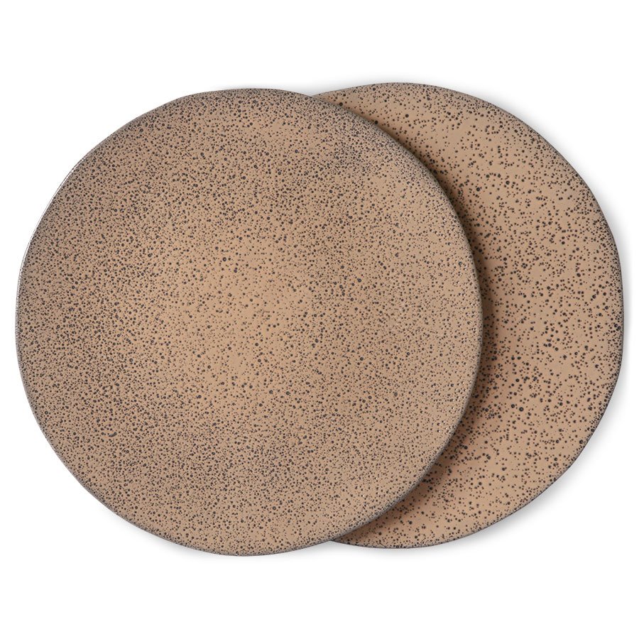 TABLEWARE - gradient ceramics: dinner plate taupe (set of 2)