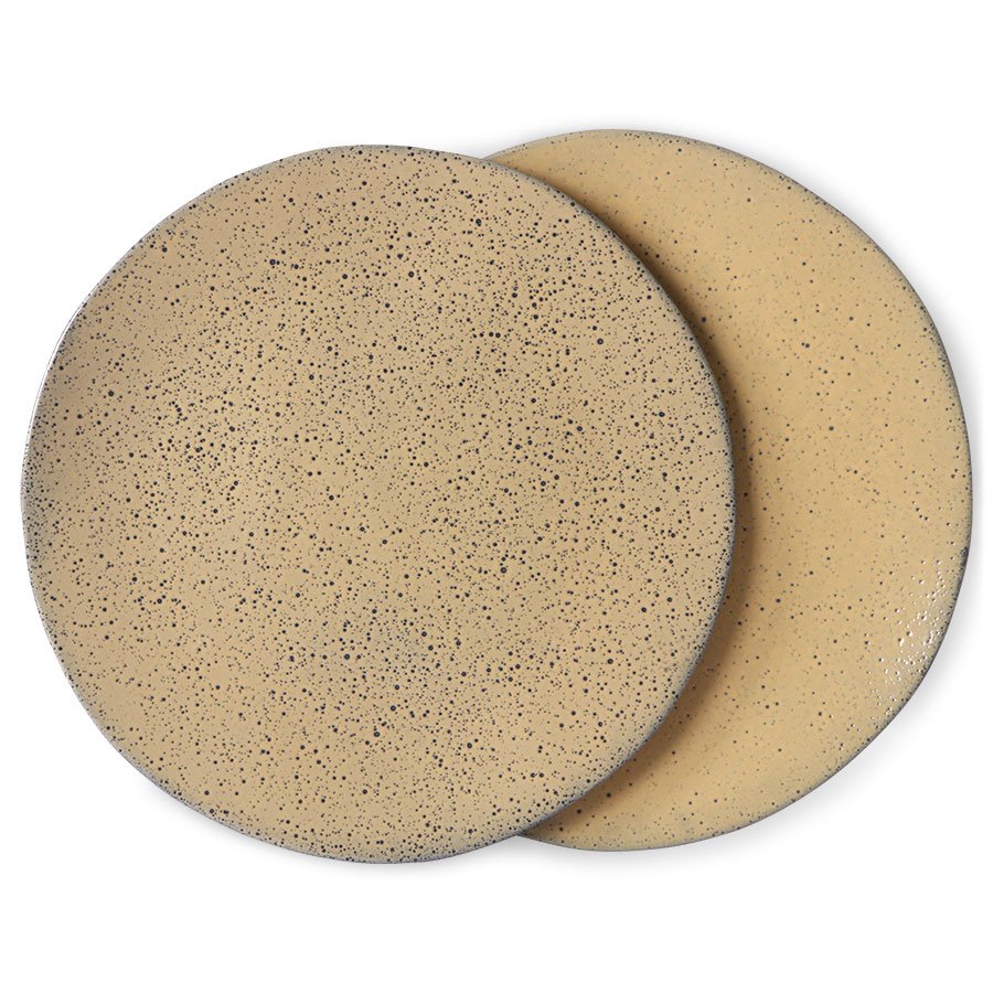 TABLEWARE - gradient ceramics: dinner plate peach (set of 2)