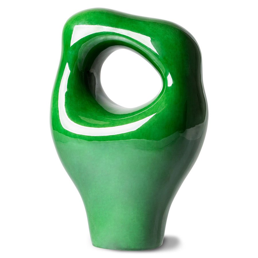 ACCESSORIES - HK objects: ceramic sculpture glossy green