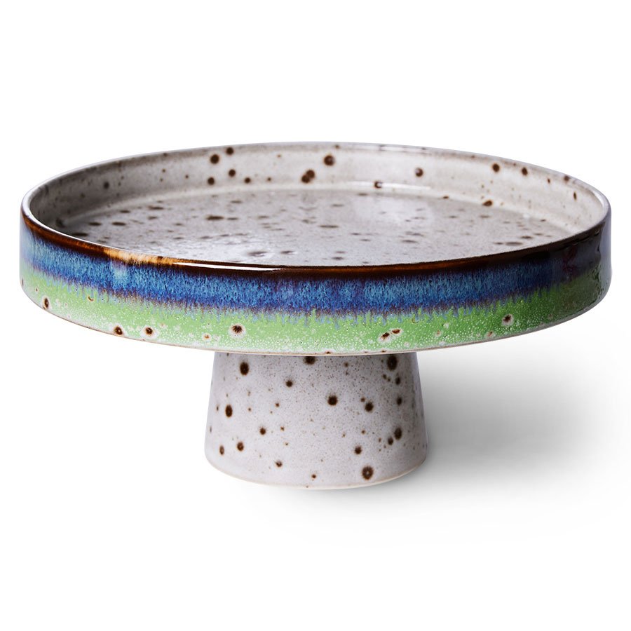 TABLEWARE - 70s ceramics: bowl on base