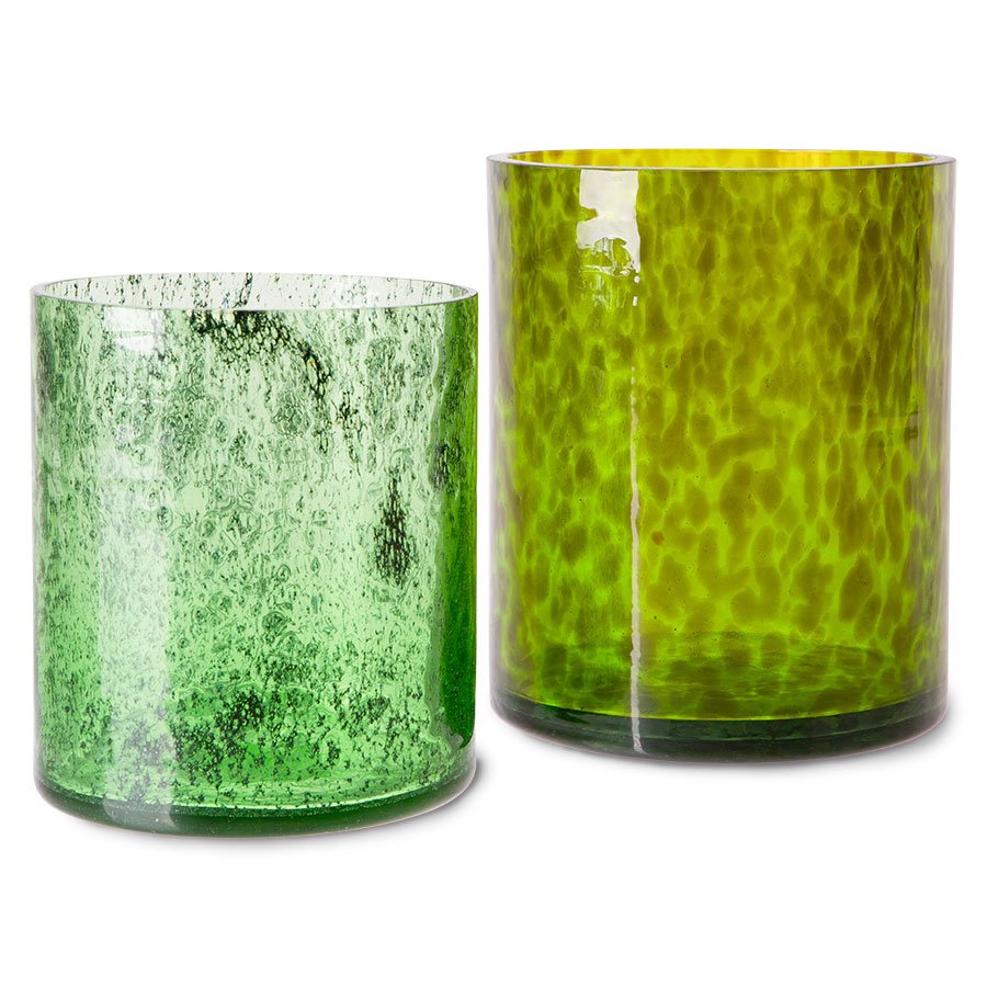 ACCESSORIES - cheetah glass vases