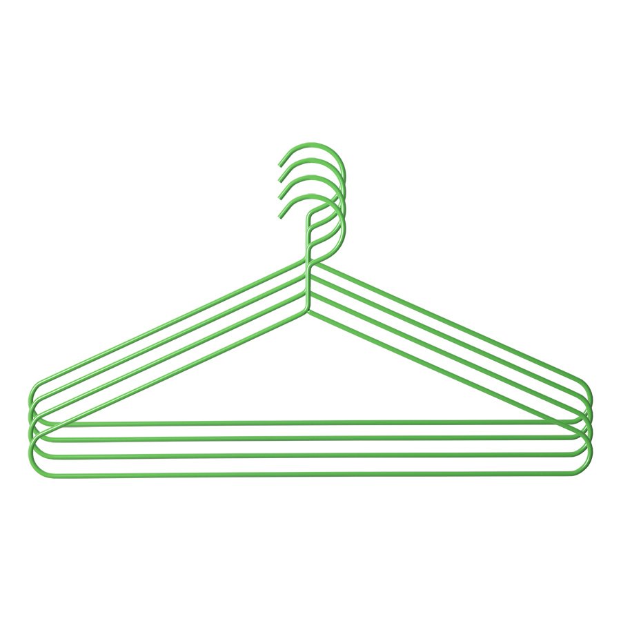 FURNITURE - clothing hanger fern green set of 4