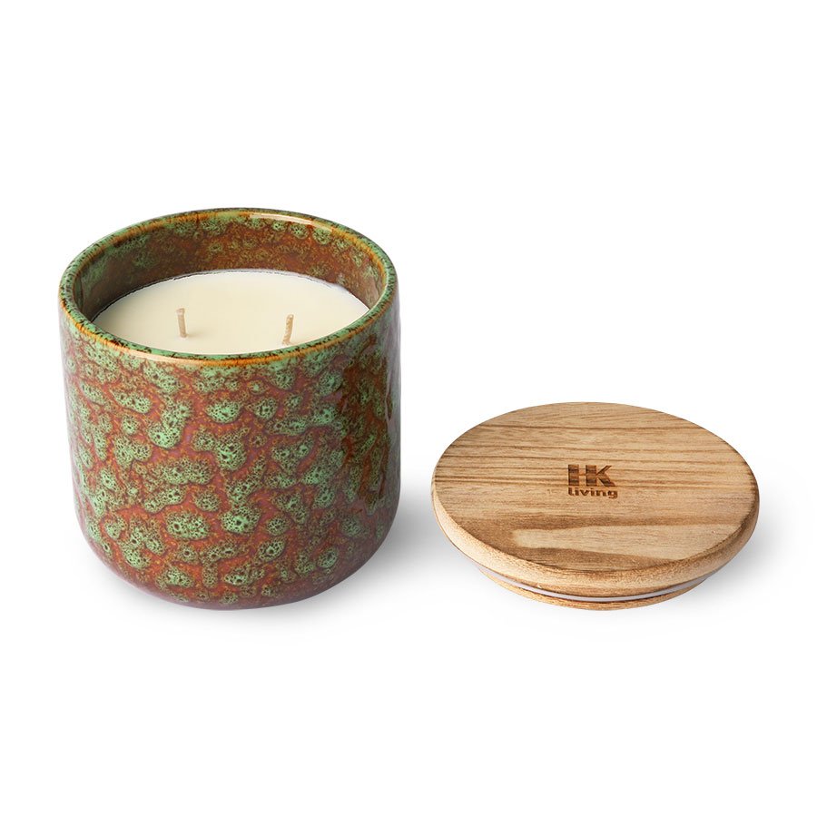 ACCESSORIES - ceramic scented candle: floral boudoir