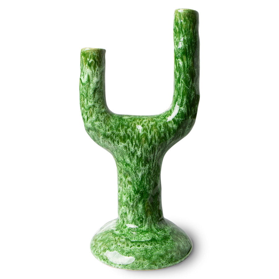 ACCESSORIES - the emeralds: ceramic candle holder L