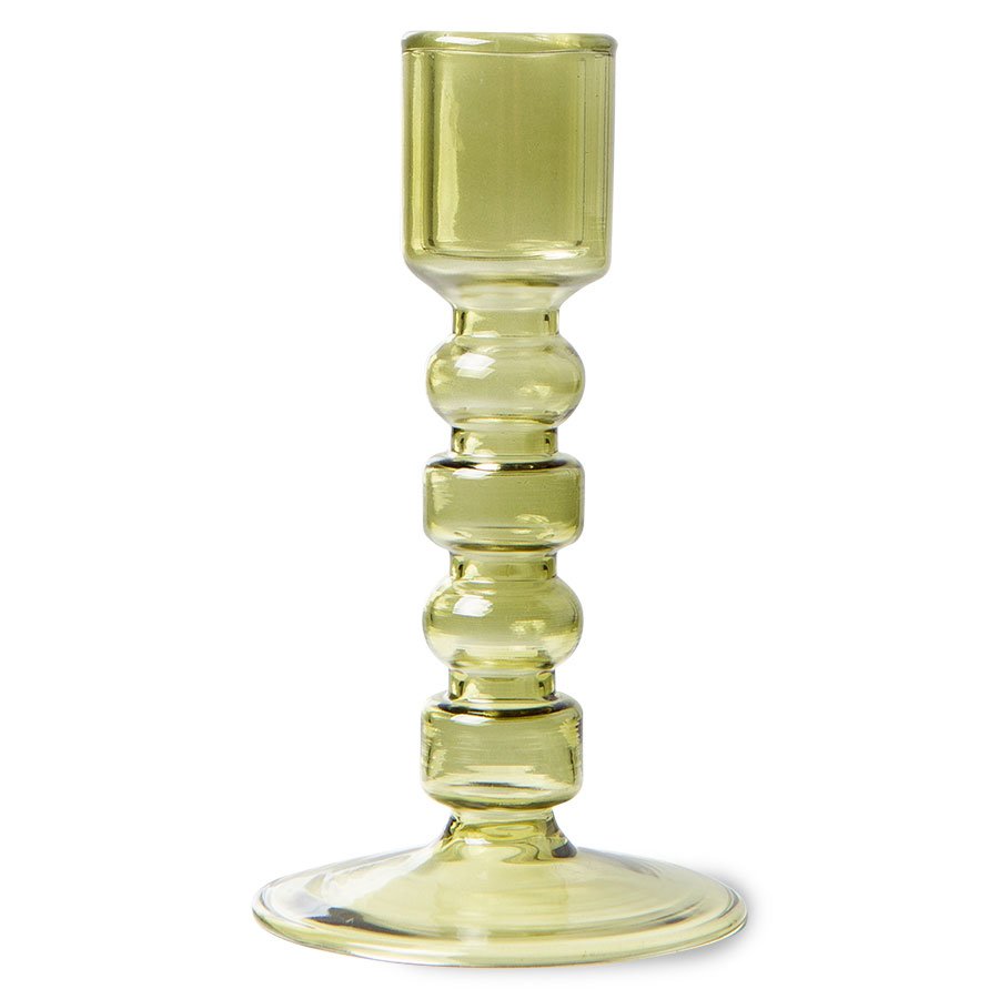 ACCESSORIES - the emeralds: glass candle holder M