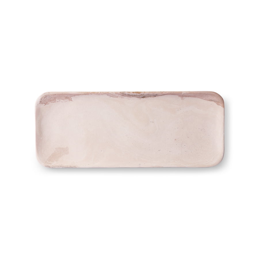 TABLEWARE - pink marble tray