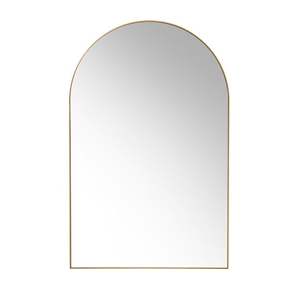 ACCESSORIES - arch wall mirror brass