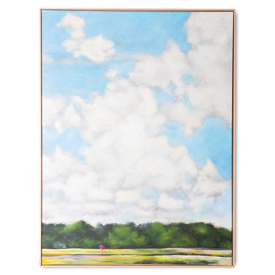 ACCESSORIES - framed painting dutch sky 120x160cm