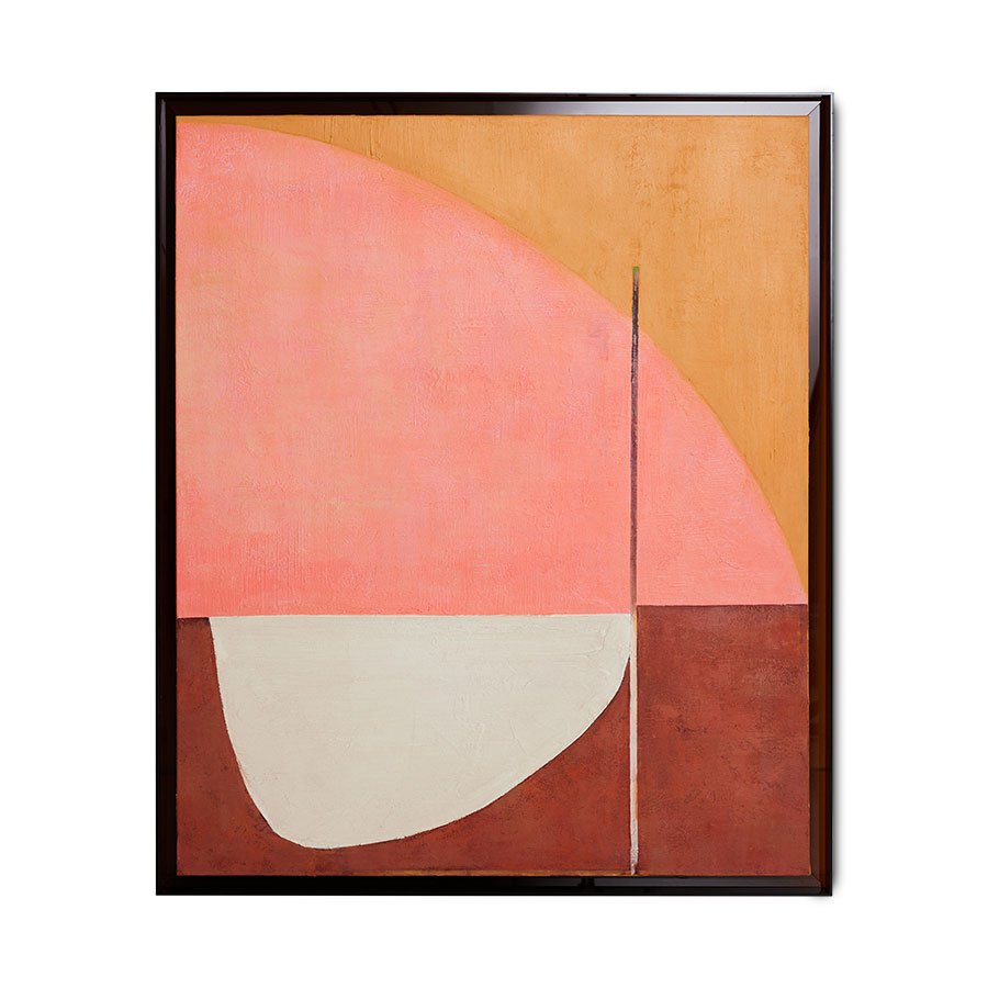 ACCESSORIES - Framed artwork 'Roseate hues' 107x127 cm