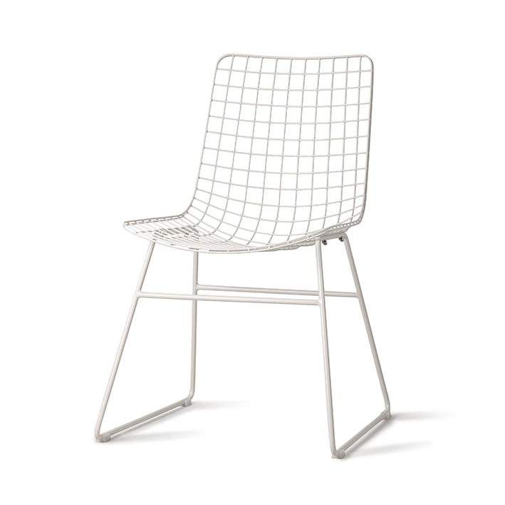 FURNITURE - metal wire chair white