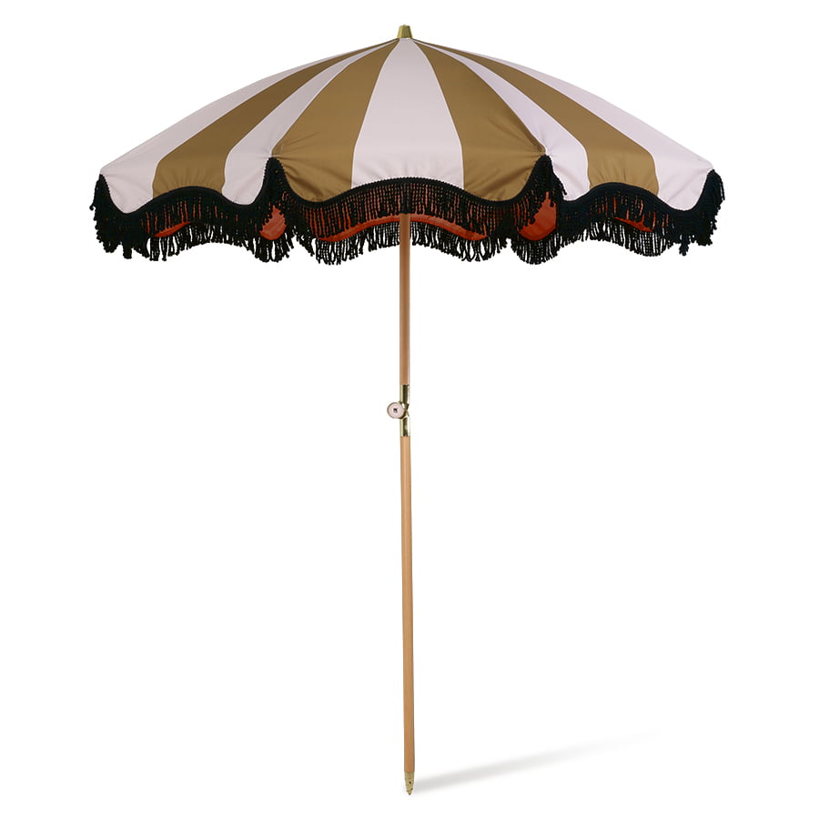 FURNITURE - beach umbrella classic nude/mustard