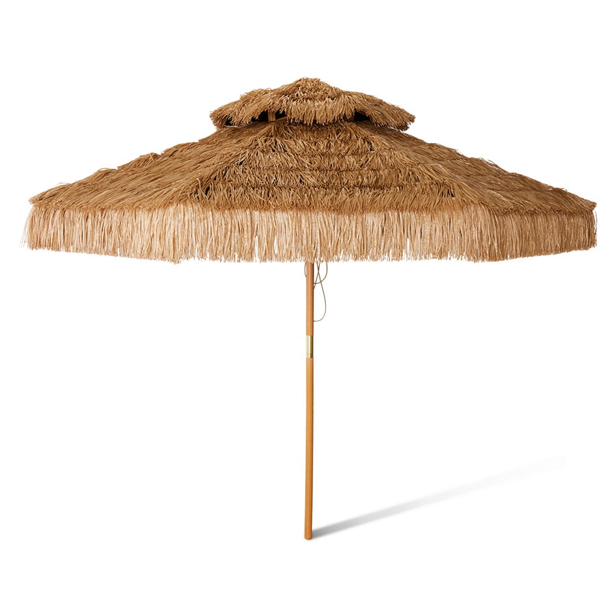 FURNITURE - Raffia patio umbrella