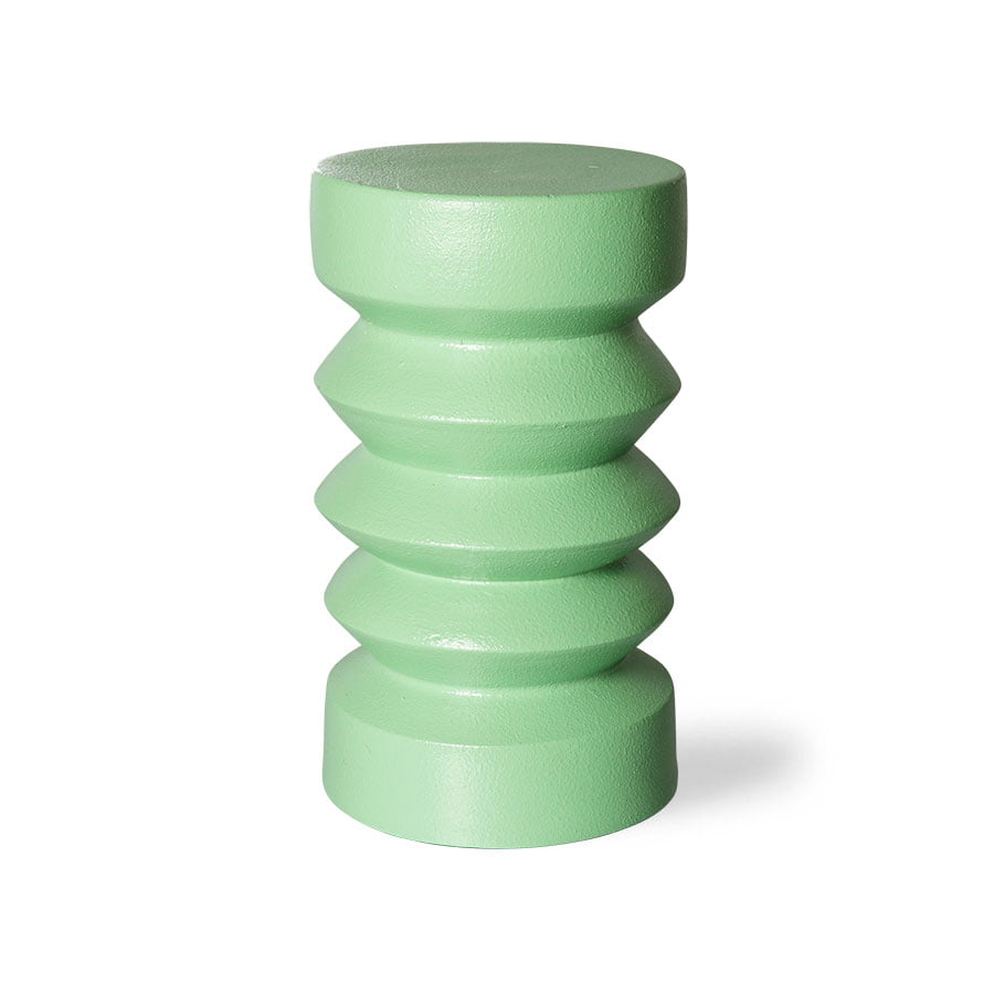 FURNITURE - stoneware side table green