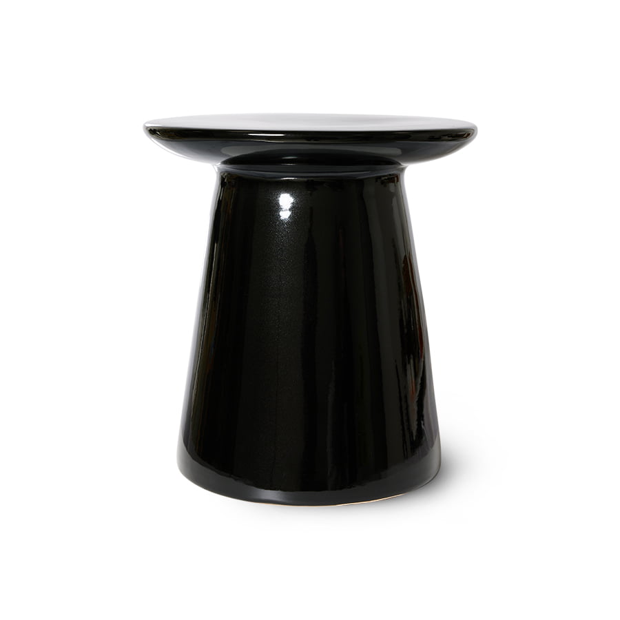 FURNITURE - Earthenware side table M black