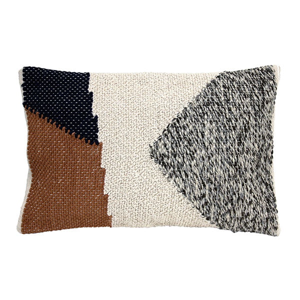TEXTILES & RUGS - cushion knotted autumn multicolour (40x60)