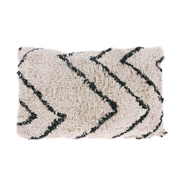 TEXTILES & RUGS - cotton zigzag cushion (40x60)