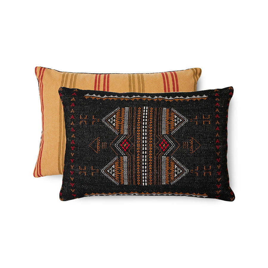 TEXTILES & RUGS - Oriental embroidered cushion Courtyard (40x60)