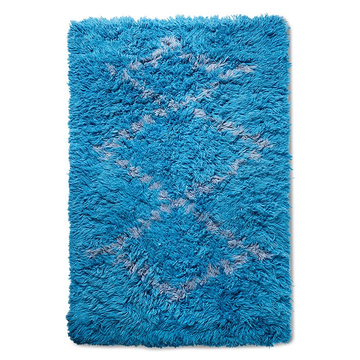 TEXTILES & RUGS - Fluffy rug Rough Waters 170x280cm