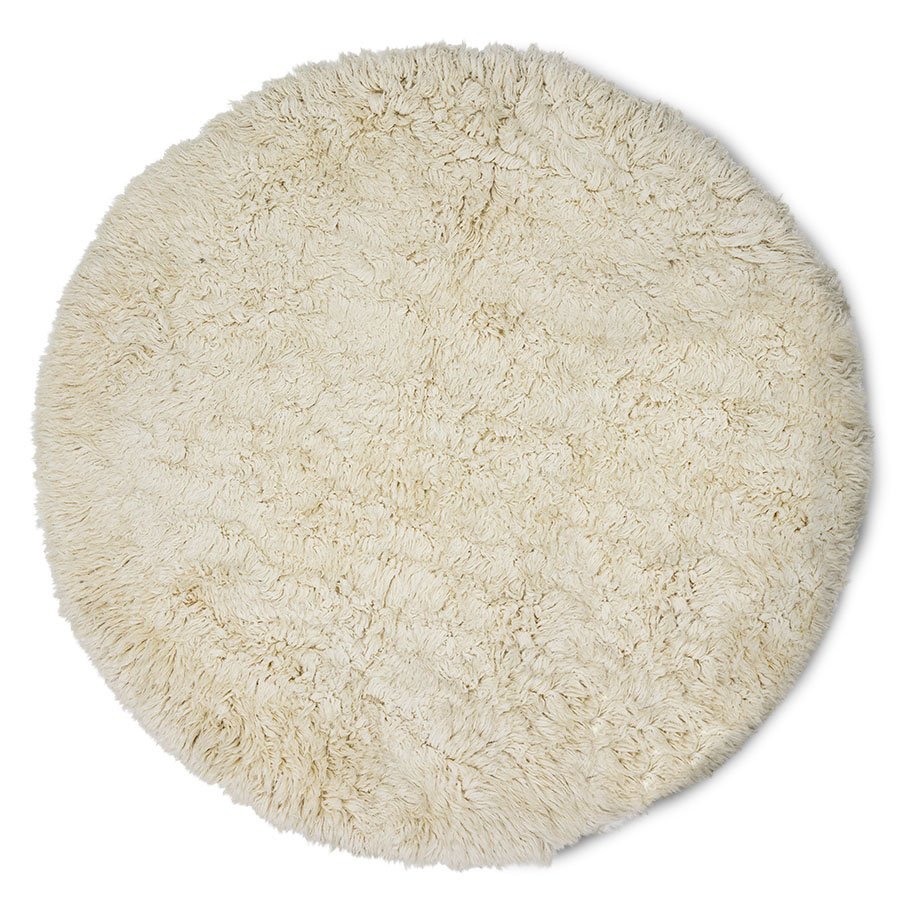 TEXTILES & RUGS - Fluffy round rug Inner Circle ø250cm