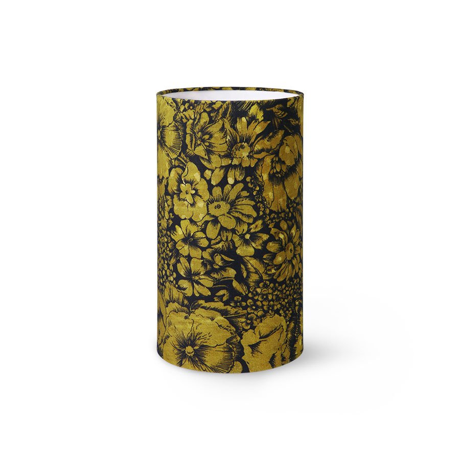 LIGHTING - DORIS for HKLIVING: printed cylinder lamp shade floral