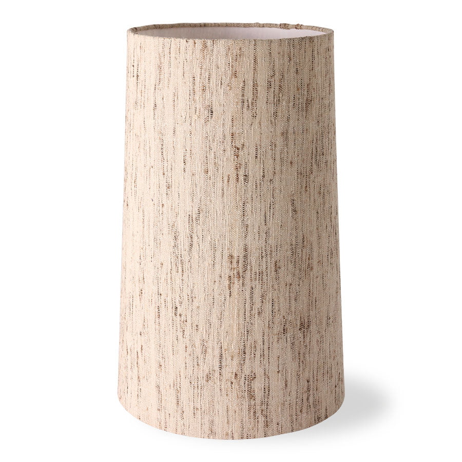 LIGHTING - cone lamp shade silk natural (ø36cm)