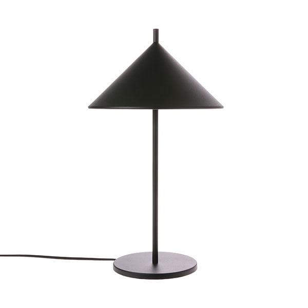 LIGHTING - metal triangle table lamp M matt black