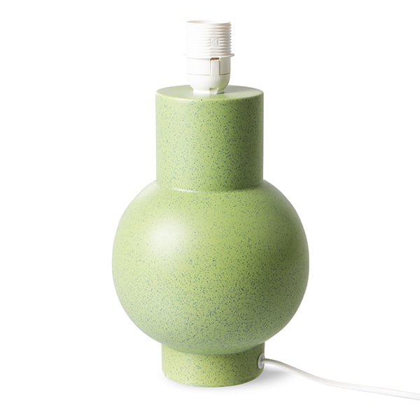 LIGHTING - ceramic lamp base pistachio green