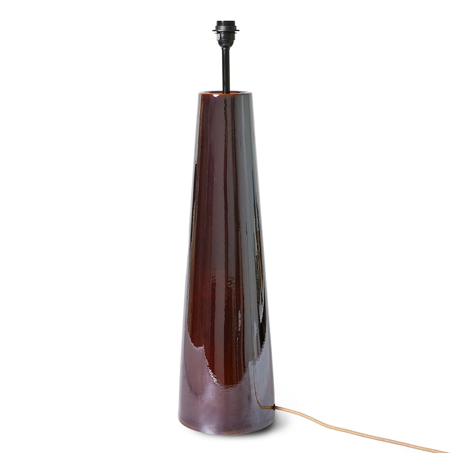 LIGHTING - Cone floor lamp base XL brown