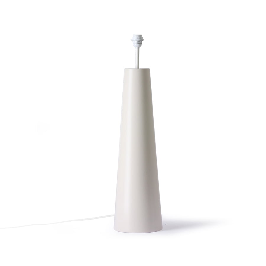 LIGHTING - Cone floor lamp base XL cream