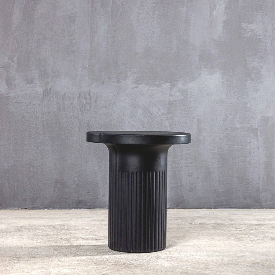 FURNITURE-TABLES-COLONNA 45 BLACK SIDE TABLE 16050182