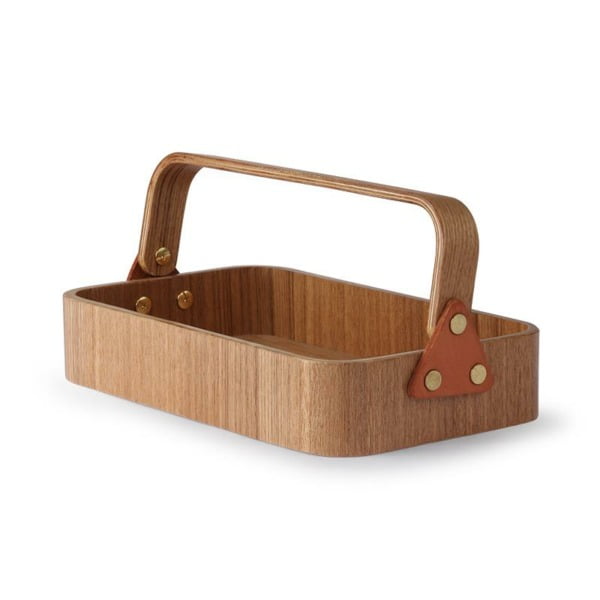ACCESSORIES-AOA9964 WILLOW WOODEN BOX 1 HANDLE