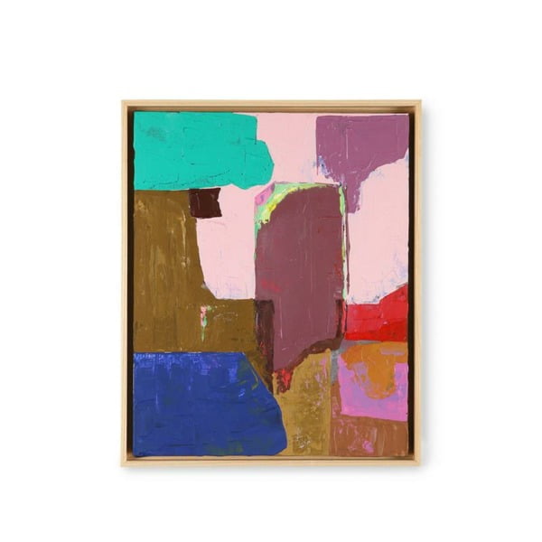 ACCESSORIES-AWD8932 ABSTRACT PAINTING MULTICOLOUR 40X50