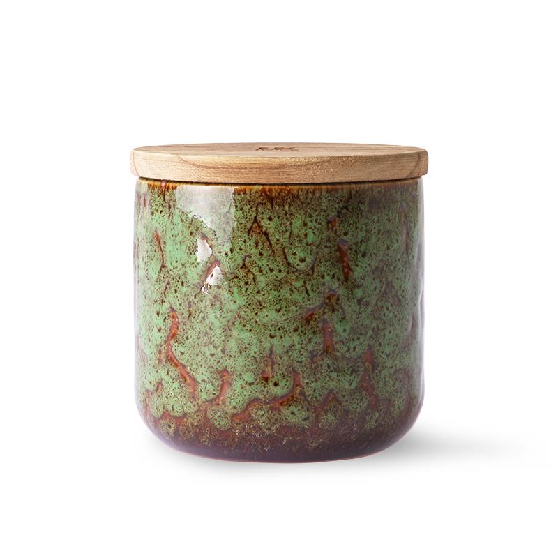 ACCESSORIES-AKA3352 CERAMIC SCENTED CANDLE: FLORAL BOUDOIR