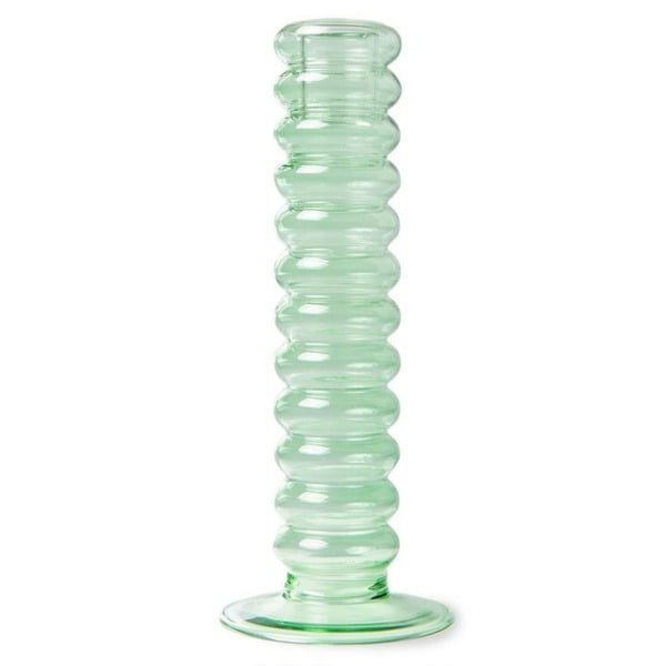 ACCESSORIES-AKA3360 THE EMERALDS: GLASS CANDLE HOLDER L