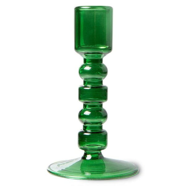 ACCESSORIES-ΑΚΑ3361 THE EMERALDS: GLASS CANDLE HOLDER M