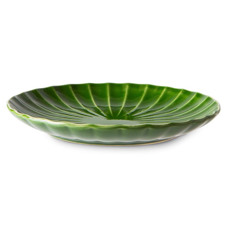 TABLEWARE-ACE7012 THE EMERALDS: CERAMIC SIDE PLATE RIBBED