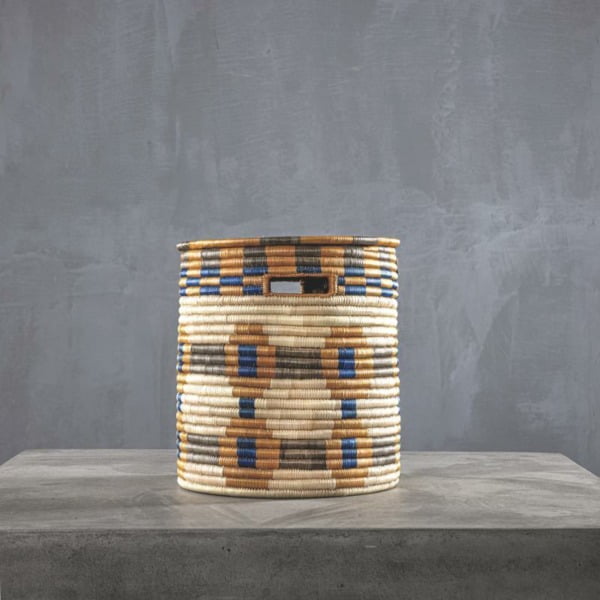 ACCESSORIES-MOSAIC BASKET SMALL