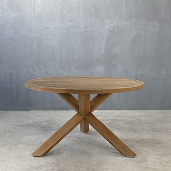 FURNITURE-ΗΟΜΑΝS 130 DINING TABLE ΤΕΑΚ